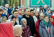 Пасху Христову встретили в главном соборе Зауралья