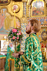 В праздник Входа Господня в Иерусалим митрополит Даниил освятил вербы в Александро-Невском соборе