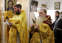 В храме села Половинное два архиерея совершили Божественную литургию
