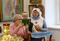 Мощи преподобного Сергия Радонежского побывали в социальных и медицинских учреждениях Кургана