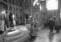 Первая в Великом посту Литургия Преждеосвященных Даров совершена в Александро-Невском соборе Кургана