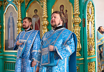 В престольный праздник в Казанском Чимеевском мужском монастыре прошла архиерейская Литургия