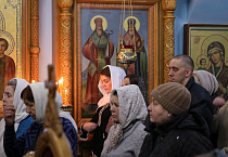 В праздник Крещения в курганском соборе выступил православный ансамбль «Дорос»