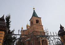 В новом Казанском храме в Чимеево прошел первый молебен