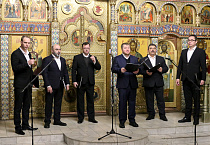 В праздник Крещения в Александро-Невском соборе прошел концерт церковных песнопений