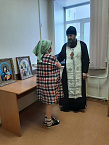 В молебной комнате Курганского кардиодиспансера состоялся очередной молебен