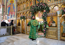 В день Святого Духа в Зауралье торжественно встретили мощи святителя Тихона