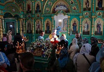 В престольный праздник в Казанском Чимеевском мужском монастыре прошла архиерейская Литургия