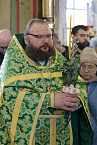 Митрополит Даниил в праздник Входа Господня в Иерусалим освятил вербы в Александро-Невском соборе