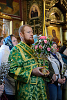 В праздник Входа Господня в Иерусалим митрополит Даниил освятил вербы в Александро-Невском соборе