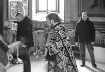 Митрополит Даниил в четверг первой седмицы Великого поста молился за уставным богослужением