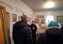 В храме села Половинное побывали члены Курганского Союза «Чернобыль»