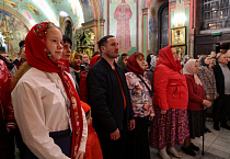 Пасху Христову встретили в главном соборе Зауралья