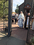 В курганский храм вернулась икона в новом киоте