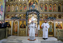 В день Крещения Господня митрополит Даниил совершил праздничную Литургию и великое водосвятие
