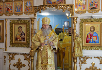 Митрополит Даниил совершил Литургию в Благовещенском храме города Кургана