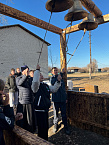 В Белозерском районе школьники посетили старинный Свято-Никольский храм
