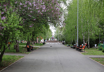 В День Победы курганские священники совершили литию в Парке Победы