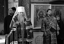 Во вторник Первой седмицы Великого поста митрополит Даниил после уставного богослужения совершил заупокойную Литию