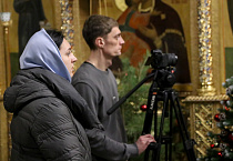 В праздник Крещения в Александро-Невском соборе прошел концерт церковных песнопений