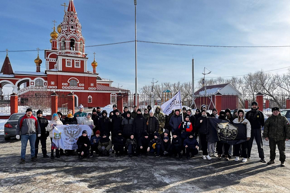 В Кургане прошёл забег в честь Дня православной молодежи