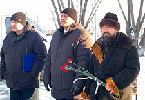 В селе Половинном священник выступил на митинге