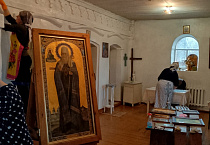 В Половинном храм готовят к Пасхе
