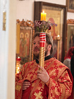 В Курганском храме Рождества Христова состоялась архиерейская пасхальная Литургия