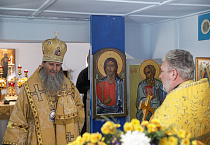 Архиерейское богослужение состоялось в Покровском храме села Колташёво