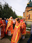 В Кургане на престольный праздник собрались бывшие настоятели Пантелеимоновского храма
