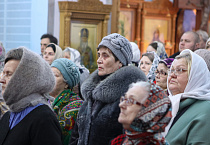 В праздник Крещения в курганском соборе выступил православный ансамбль «Дорос»