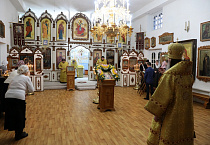 Глава Курганской митрополии совершил Литургию в Христорождественском храме Кургана