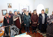 В храме села Мендерское состоялась Литургия в честь престольного праздника