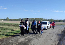 Крестный ход в честь святого Георгия прошёл в Мокроусово