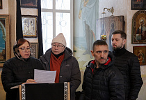 Первая архиерейская Литургия Преждеосвященных Даров состоялась в селе Чернавское