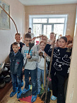 Воспитанники Епархиальной воскресной школы провели день в курганской школе-интернате №25