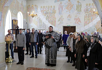 Первая архиерейская Литургия Преждеосвященных Даров состоялась в селе Чернавское