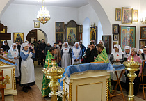 Мощи преподобного Сергия Радонежского побывали в социальных и медицинских учреждениях Кургана