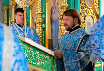 В престольный праздник в Казанском Чимеевском мужском монастыре прошла архиерейская Литургия