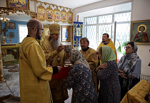 Митрополит Даниил совершил Литургию в Благовещенском храме города Кургана