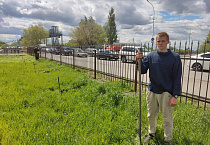 В Кургане продолжается озеленение территории Троицкого собора