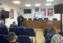 Курганские священники к празднику провели мероприятия в Управлении Росгвардии