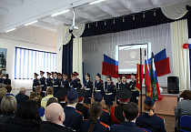 Руководитель военного отдела епархии благословил новых кадетов курганской школы №40
