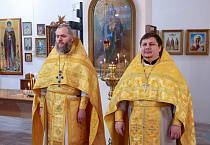 Митрополит Даниил совершил Литургию в курганском храме Благовещения