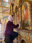 Ученики школы №53 помогли главному храму Кургана