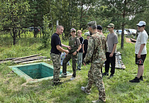 Православные гимназисты побывали на патриотической «Зарнице» в лагере «Ермак»