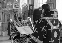 Первая в Великом посту Литургия Преждеосвященных Даров совершена в Александро-Невском соборе Кургана