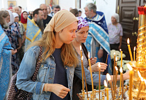 Чимеевский монастырь впервые отметил престольный праздник богослужением в новом храме