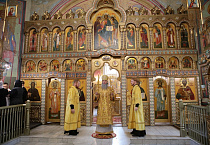 Ранняя архиерейская Литургия состоялась в Александро-Невском соборе Кургана