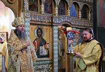 Митрополит Даниил совершил Литургию в день памяти основателя главного храма Кургана
